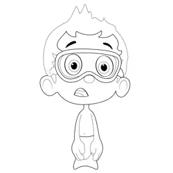 Standing Nonny Free Coloring Page for Kids