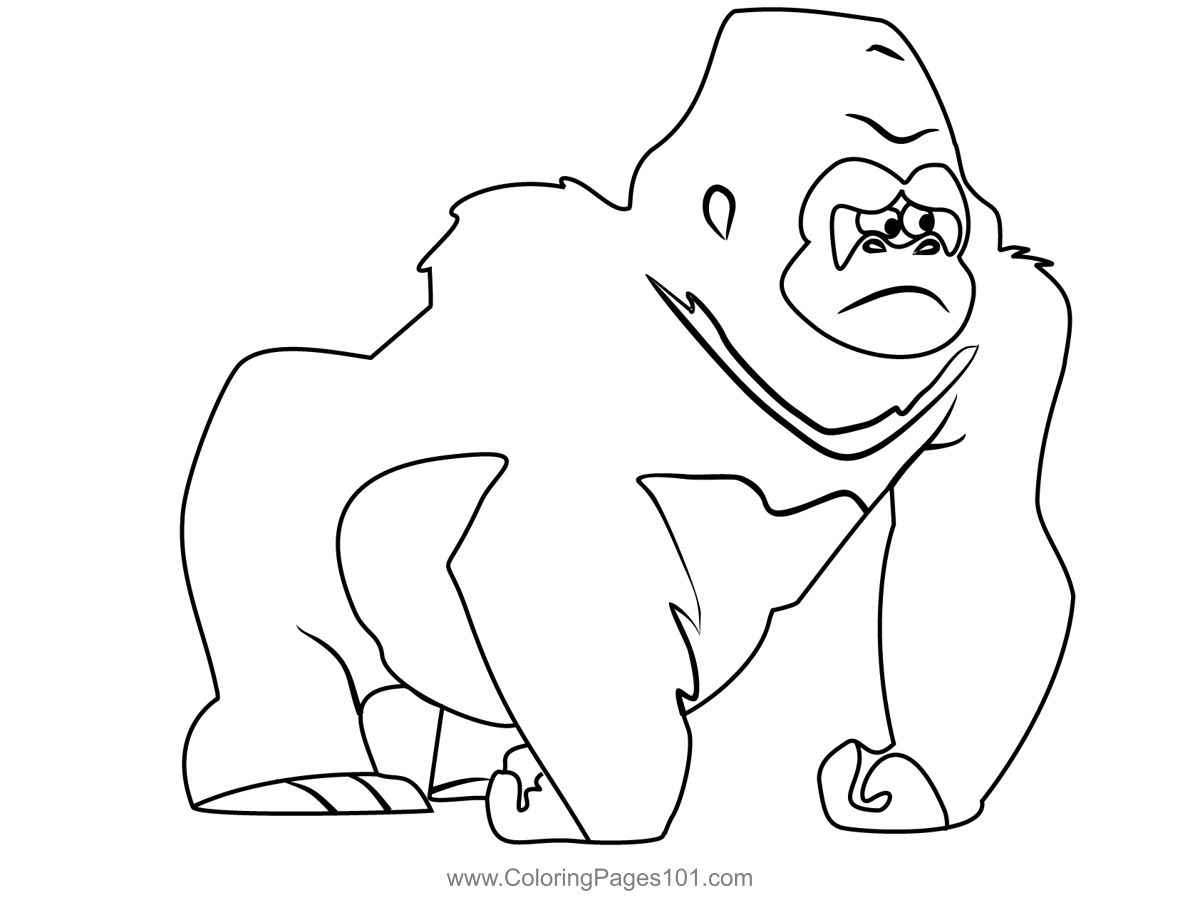 The Sad Gorilla From Bubble Guppies