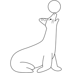 Suzy the Seal Bumba Free Coloring Page for Kids
