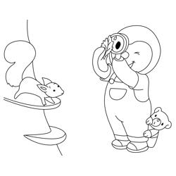 Charley And Mimmo On Search Free Coloring Page for Kids