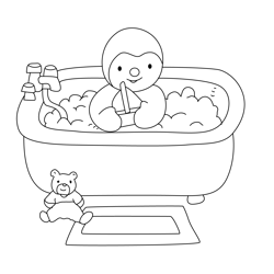 Charley Bath Free Coloring Page for Kids