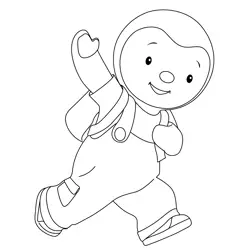 Charley Going To School Free Coloring Page for Kids