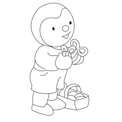 Charley Love Gift Free Coloring Page for Kids