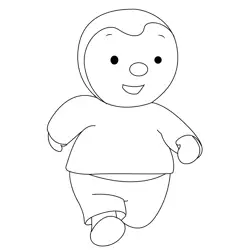 Charley On Walk Free Coloring Page for Kids