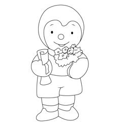 Charley With Surprise Free Coloring Page for Kids