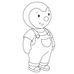 Standing Charley Free Coloring Page for Kids