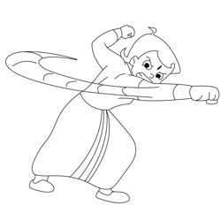 Raju Coloring Page for Kids - Free Chhota Bheem Printable Coloring Pages  Online for Kids  | Coloring Pages for Kids