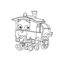 Chuggington 3 Free Coloring Page for Kids