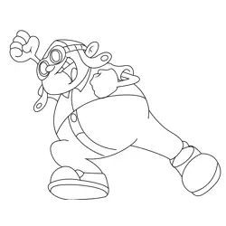 Knd Numbuh2 Free Coloring Page for Kids