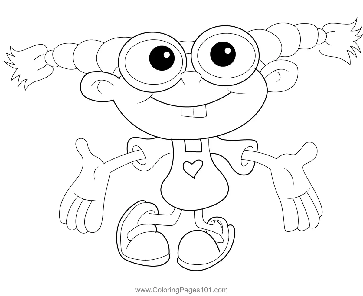 Laura Coloring Page for Kids - Free Codename: Kids Next Door Printable ...