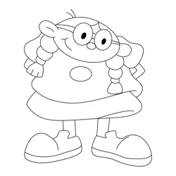 Lizzie Devine Free Coloring Page for Kids