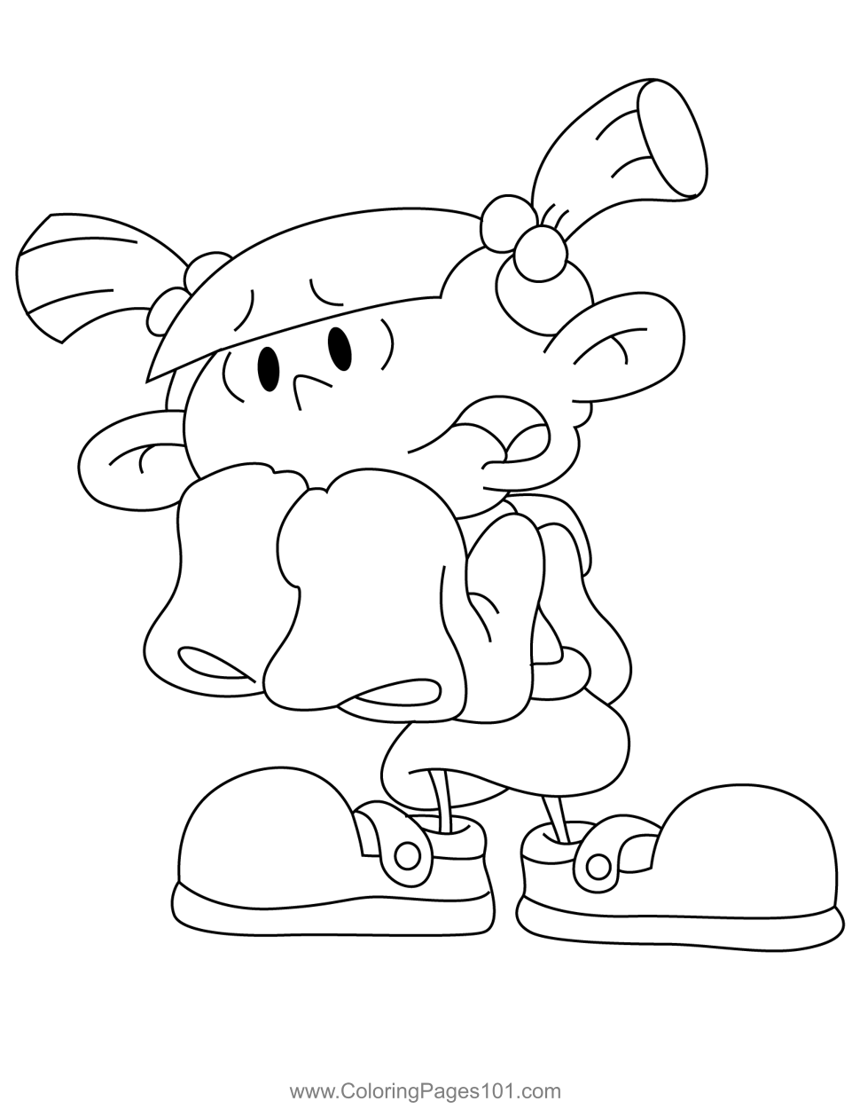 Mushi Coloring Page for Kids - Free Codename: Kids Next Door Printable