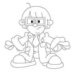 Numbuh 1 1 Free Coloring Page for Kids