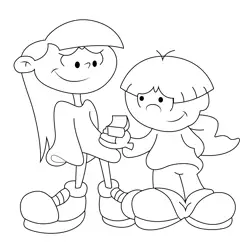Numbuh 1 Free Coloring Page for Kids