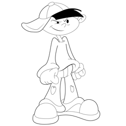 Numbuh Boy Free Coloring Page for Kids