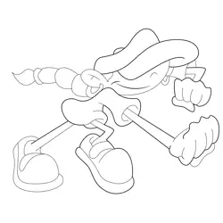 Numbuh Five Free Coloring Page for Kids