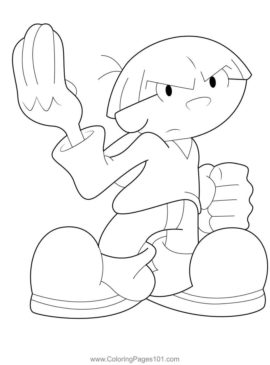 Numbuh Four Coloring Page for Kids - Free Codename: Kids Next Door ...