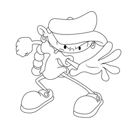 Numbuh Kicsterash Free Coloring Page for Kids
