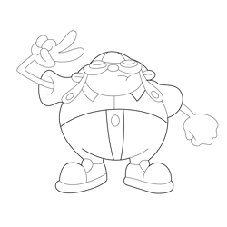 Numbuh Two Free Coloring Page for Kids