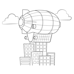 A Colourful Journey Colourblocks Free Coloring Page for Kids