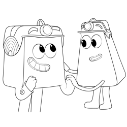 Making Rainbows With Indigo And Violet Colourblocks Free Coloring Page for Kids