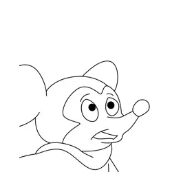 Minute Mouse 3 Free Coloring Page for Kids