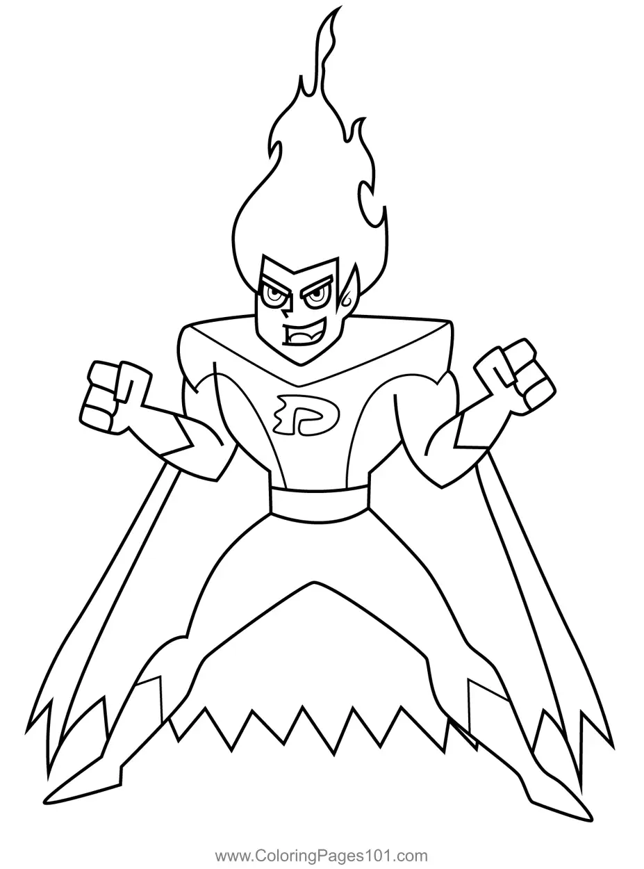 Free Printable Danny Phantom Coloring Pages 2025 