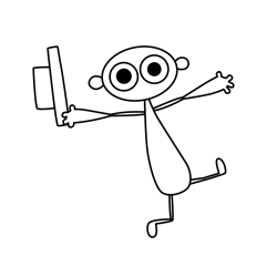 Dipdap 11 Free Coloring Page for Kids