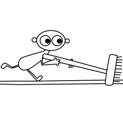 Dipdap 16 Free Coloring Page for Kids