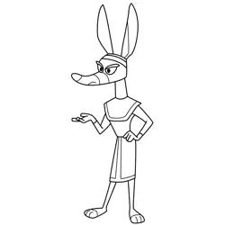 Amunet Free Coloring Page for Kids