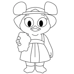Ligeia Free Coloring Page for Kids
