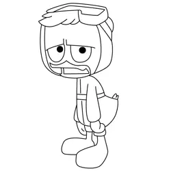 Louie Duck 2 Free Coloring Page for Kids