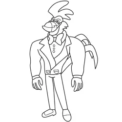 Steelbeak Free Coloring Page for Kids