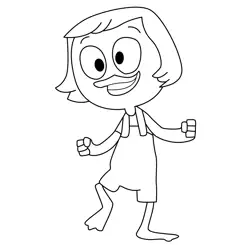 Webby Vanderquack Free Coloring Page for Kids