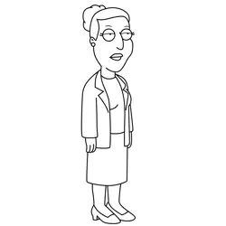 Angela Everwood Family Guy Free Coloring Page for Kids