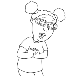 Esther Esthederm Family Guy Free Coloring Page for Kids