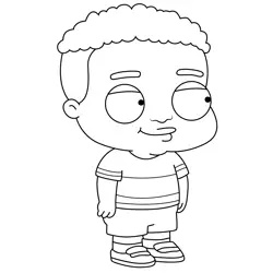 Hudson Family Guy Free Coloring Page for Kids
