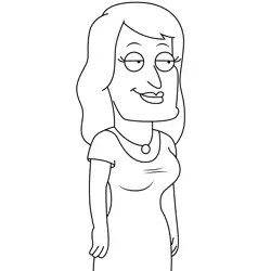 Ida Davis Family Guy Free Coloring Page for Kids