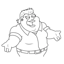 Karen Griffin Family Guy Free Coloring Page for Kids