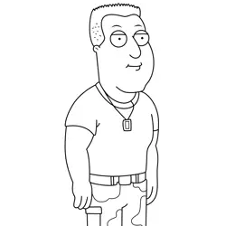 Kevin Swanson Family Guy Free Coloring Page for Kids