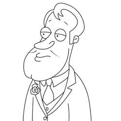 Mr. Weed Family Guy Free Coloring Page for Kids