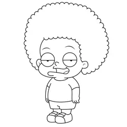 Rallo Tubbs Family Guy Free Coloring Page for Kids