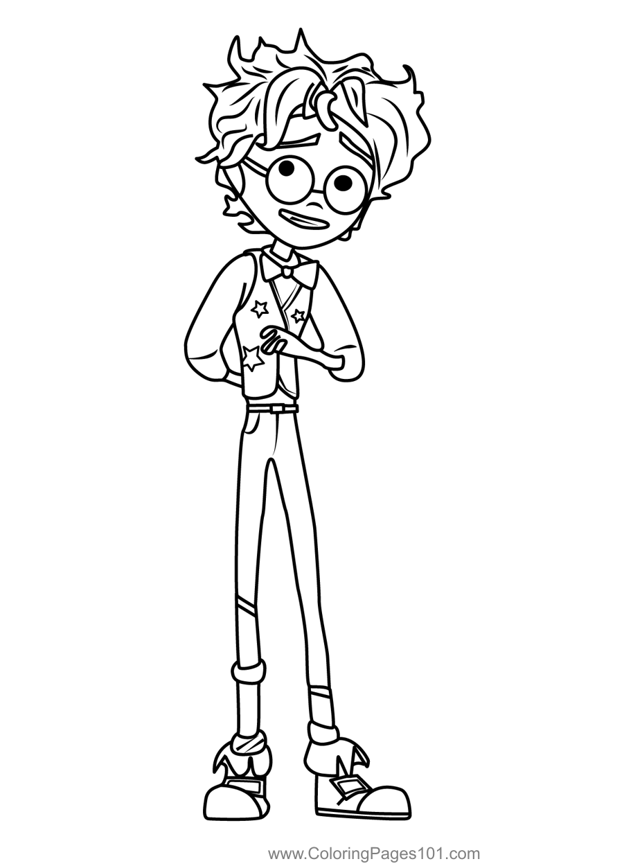 Aster Fantasy Patrol Coloring Page for Kids - Free Fantasy Patrol ...