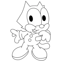 Baby Felix Free Coloring Page for Kids