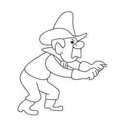 Bart Free Coloring Page for Kids