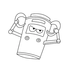 Master Cylinder 2 Free Coloring Page for Kids