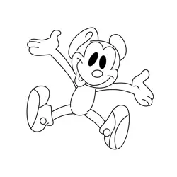 Skiddoo Free Coloring Page for Kids