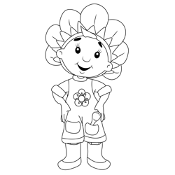 Fifi Standing Free Coloring Page for Kids