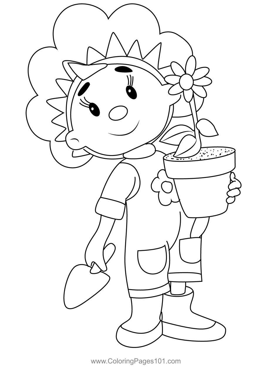 Fifi With Flowerpot