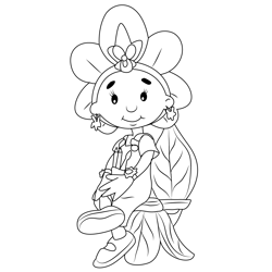 Fifi's Friend Free Coloring Page for Kids